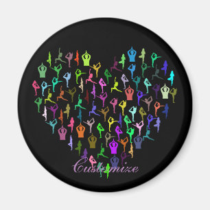 Imán Yoga Poses Heart Thunder_Cove