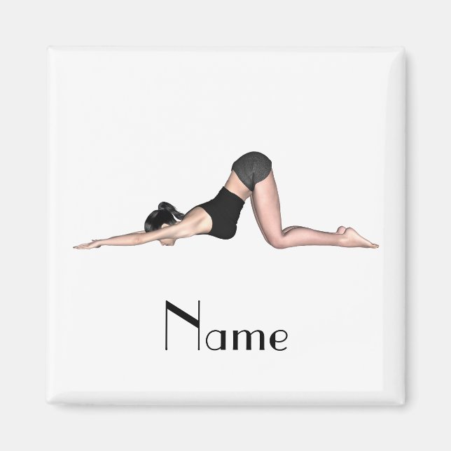 Imán Yoga Poses Thunder_Cove (Frente)