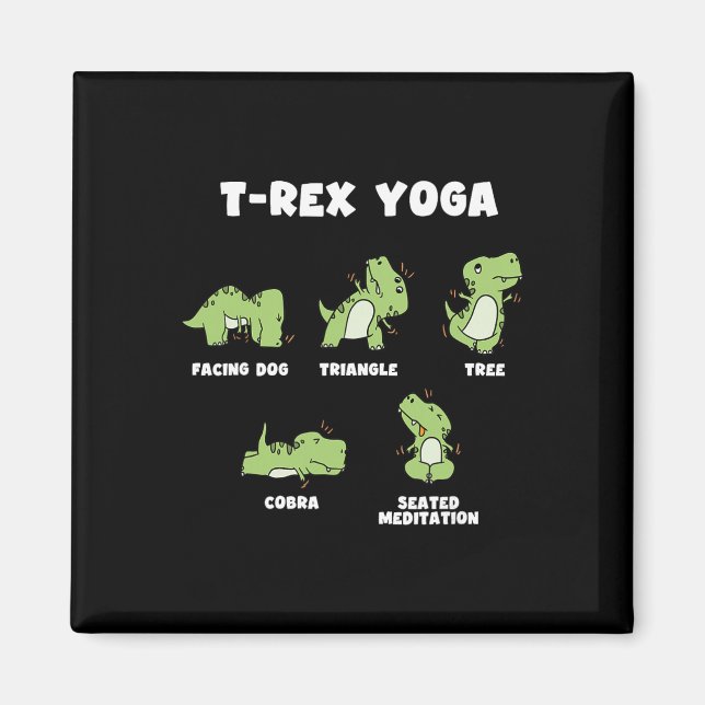 Imán Yoga T-rex  (Frente)
