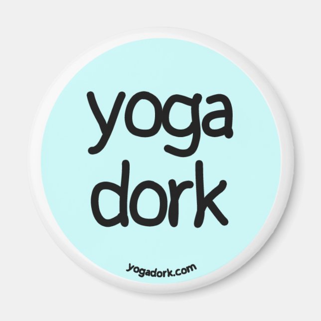 Imán yogadork imnet lt. verde azulado (Frente)