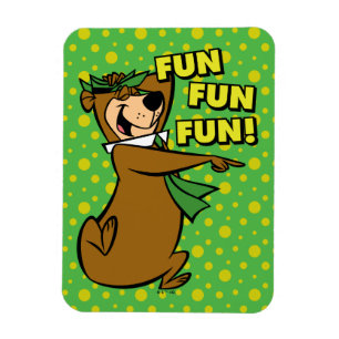 Imán Yogi Bear Fun Fun Fun