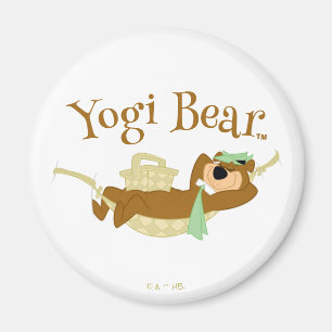 Imán Yogi Bear Picnic Hammock Nap Time