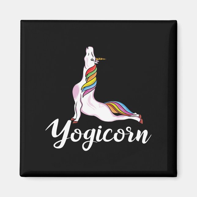 Imán Yogicorn Cute Magic (Frente)