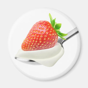 Imán Yogur de fresa