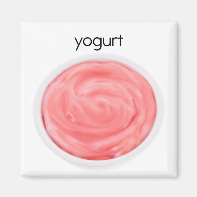 Imán Yogurt Refrigerator Magnet (Frente)
