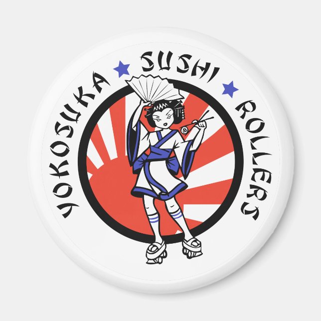 Imán Yokosuka Sushi Roller Magnet (Frente)