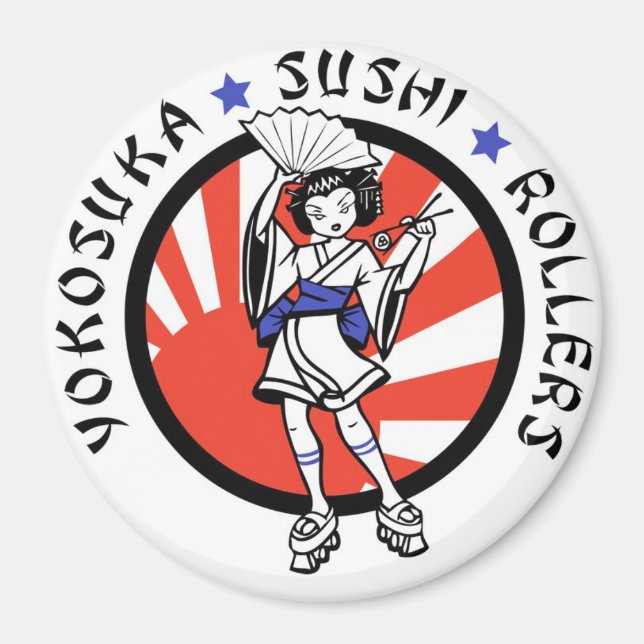 Imán Yokosuka Sushi Roller Magnet (Frente)