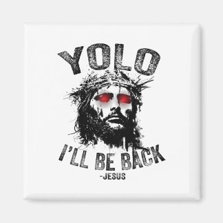 Imán Yolo Estaré Por Jesús Resurrección Cristianos Fu