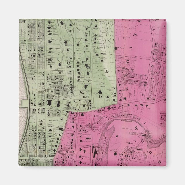 Imán Yonkers, NY Atlas (Frente)