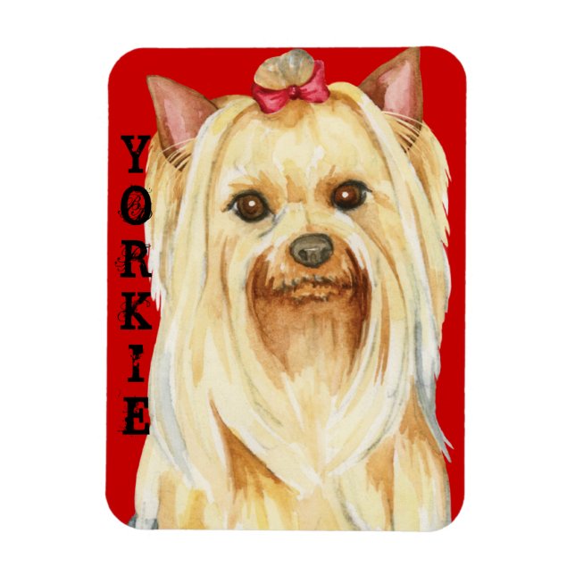 Imán Yorkie Color Block Magnet (Vertical)