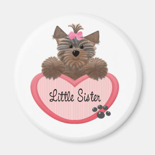 Imán Yorkie Little Sister