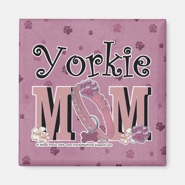 Imán Yorkie MOM (Frente)