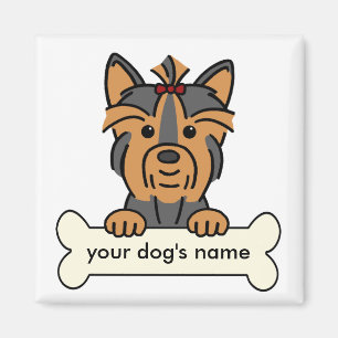 Imán Yorkie personalizado