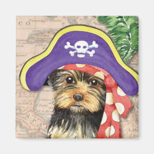 Imán Yorkie Pirate
