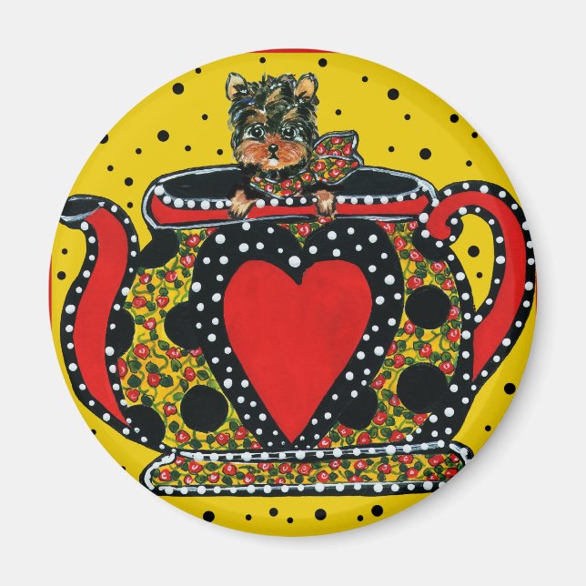 Imán Yorkie Poo (Frente)