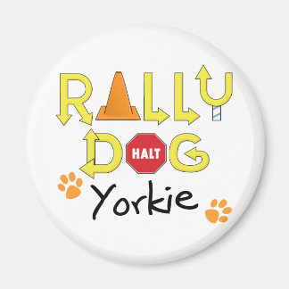 Imán Yorkie Rally Dog