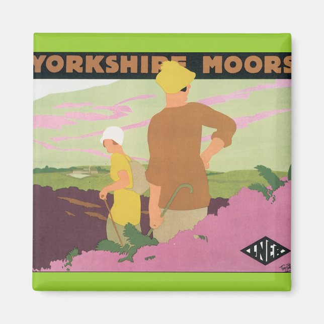 Imán Yorkshire Moors (Frente)