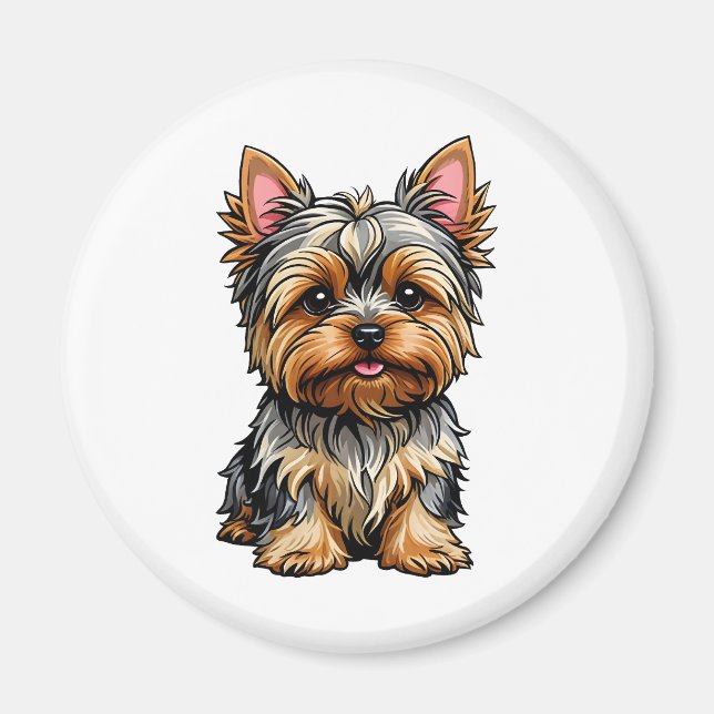 Imán Yorkshire Terrier (Frente)