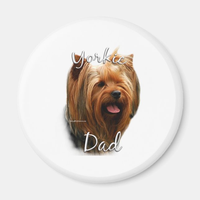 Imán Yorkshire Terrier Dad 2 (Frente)