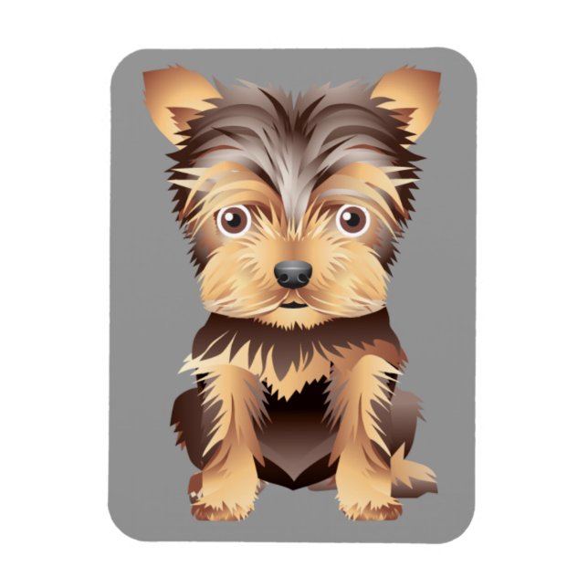 Imán Yorkshire Terrier Flex Magnet (Vertical)