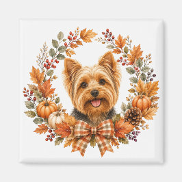 Imán Yorkshire Terrier Otoño