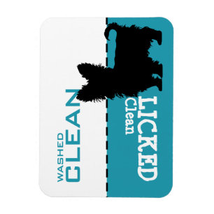 Imán Yorkshire terrier Yorki Dishlavaplatos Rótulo magn