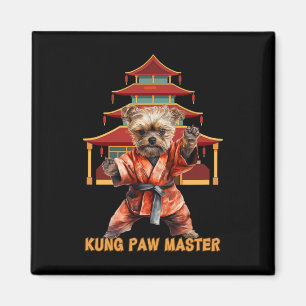 Imán Yorkshire Terrier Yorkie Karate Artes Marciales Di
