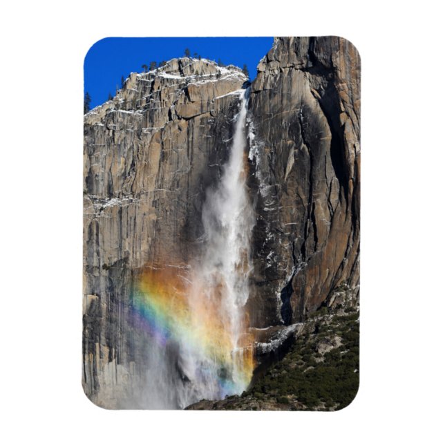 Imán Yosemite cae con arcoiris (Vertical)