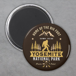 Imán Yosemite National Park Home of the Big Foot