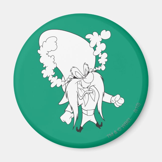 Imán Yosemite Sam Steaming Mad (Frente)