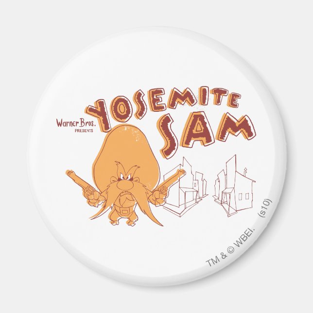 Imán Yosemite Sam Warner Bros. Presenta (Frente)