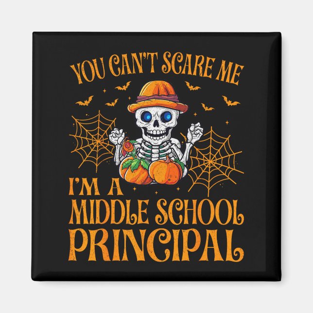 Imán You Can’t E Me Middle School Principal Ghost Hallo (Frente)