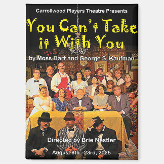 Imán You Can't Take it With You Poster Magnet