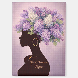 Imán You Deserve Rest Inspirational Magnet