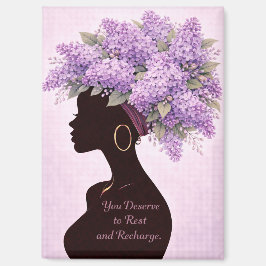 Imán You Deserve to Rest and Recharge Magnet