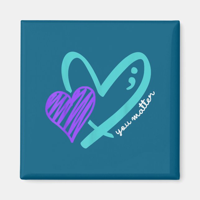 Imán You Don't Let Your Story End Suicide Awareness  (Frente)