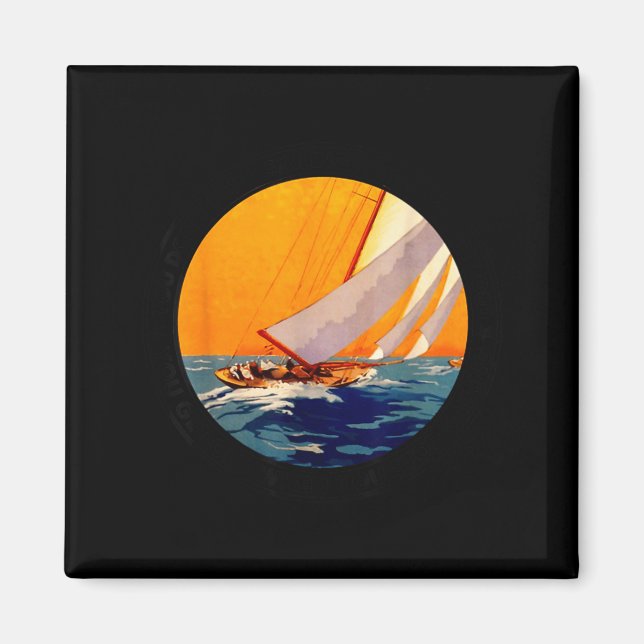 Imán You Don't Stop Sailing When You Get Old Funny Old  (Frente)