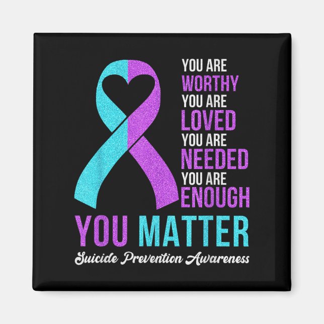 Imán You Kindness Be Kind Suicide Prevention Awareness  (Frente)