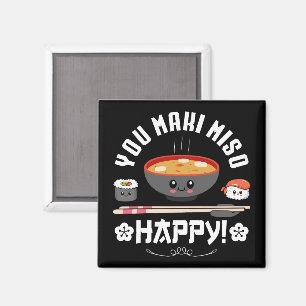 Imán You Maki Miso Happy - Los fideos japoneses se burl