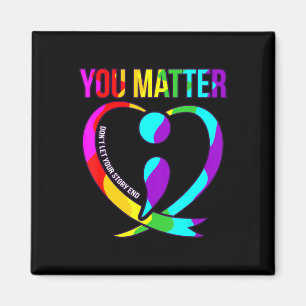 Imán You Matter Happy Suicide Awareness Support Graphic