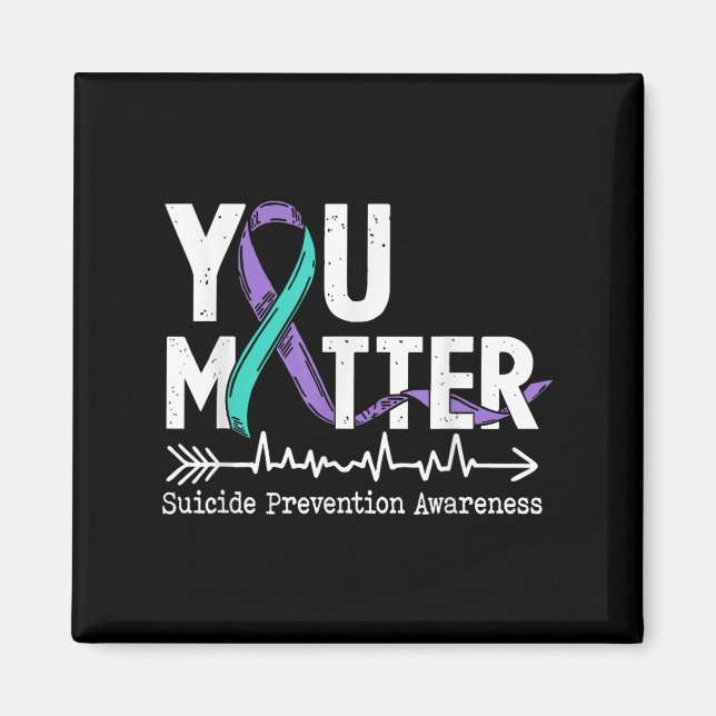 Imán You Semicolon Suicide Prevention Awareness Week  (Frente)