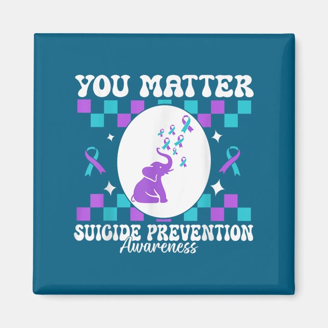 Imán You Suicide Prevention Awareness Women  (Frente)