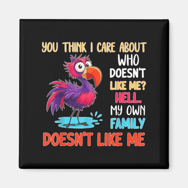 Imán You Think I Care About Who Doesn't Like Me Hell My (Frente)