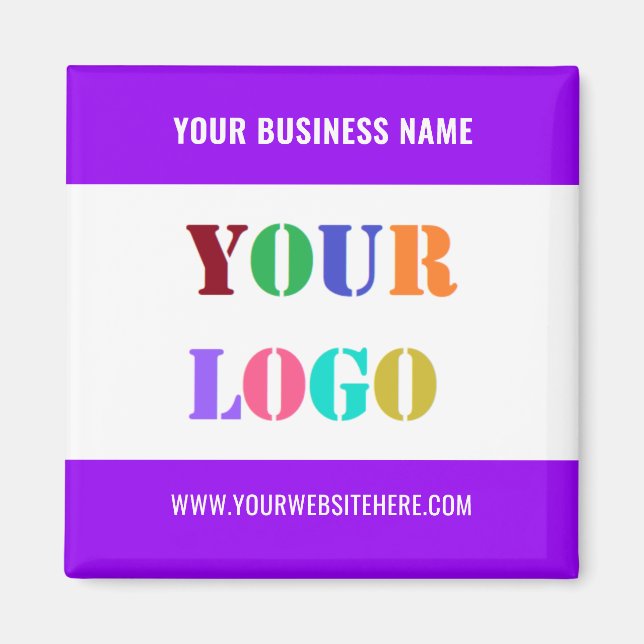 Imán Your Branded Logo Business Promotional Magnet Gift (Frente)