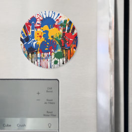 Imán Your Childs Artwork One Of A Kind Personalized