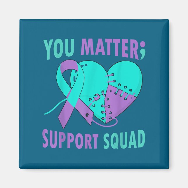 Imán Your Life S Semicolon Suicide Prevention Awareness (Frente)