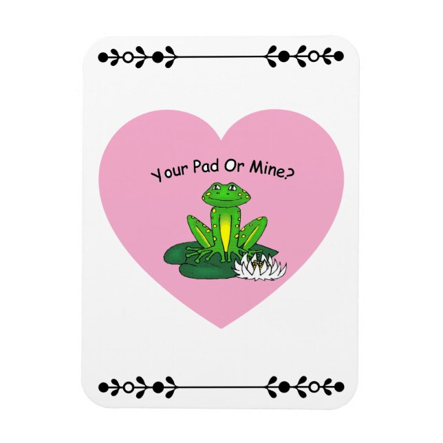 Imán Your Pad Or Mine? Valentine's Day (Vertical)