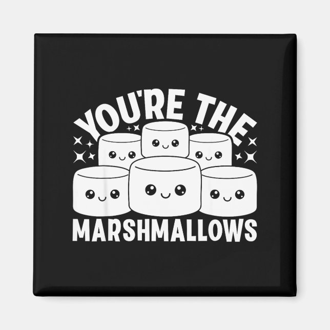 Imán You're The Marshmallows To My Hot Cocoa Valentine' (Frente)