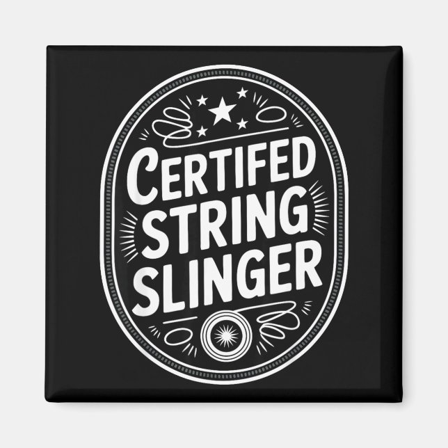 Imán Yoyo Player Vintage Yo-yo  (Frente)