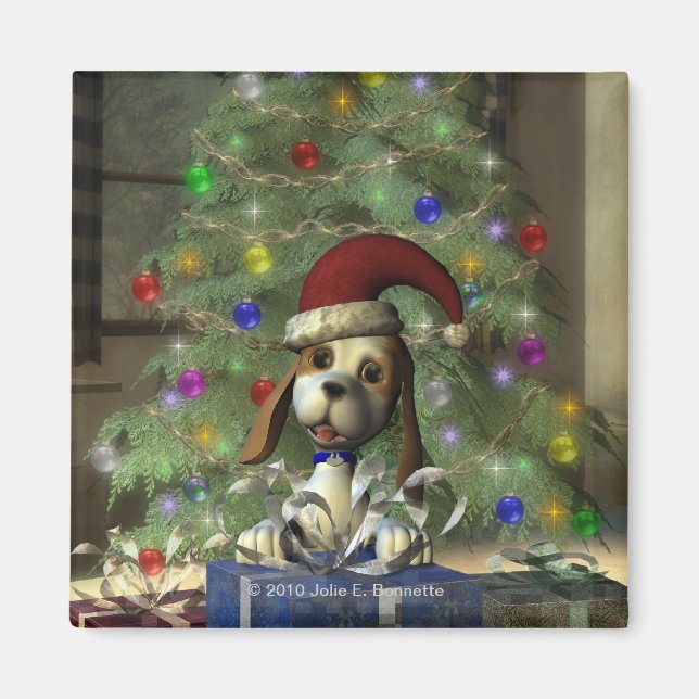 Imán Yule Puppy Magnet (Frente)